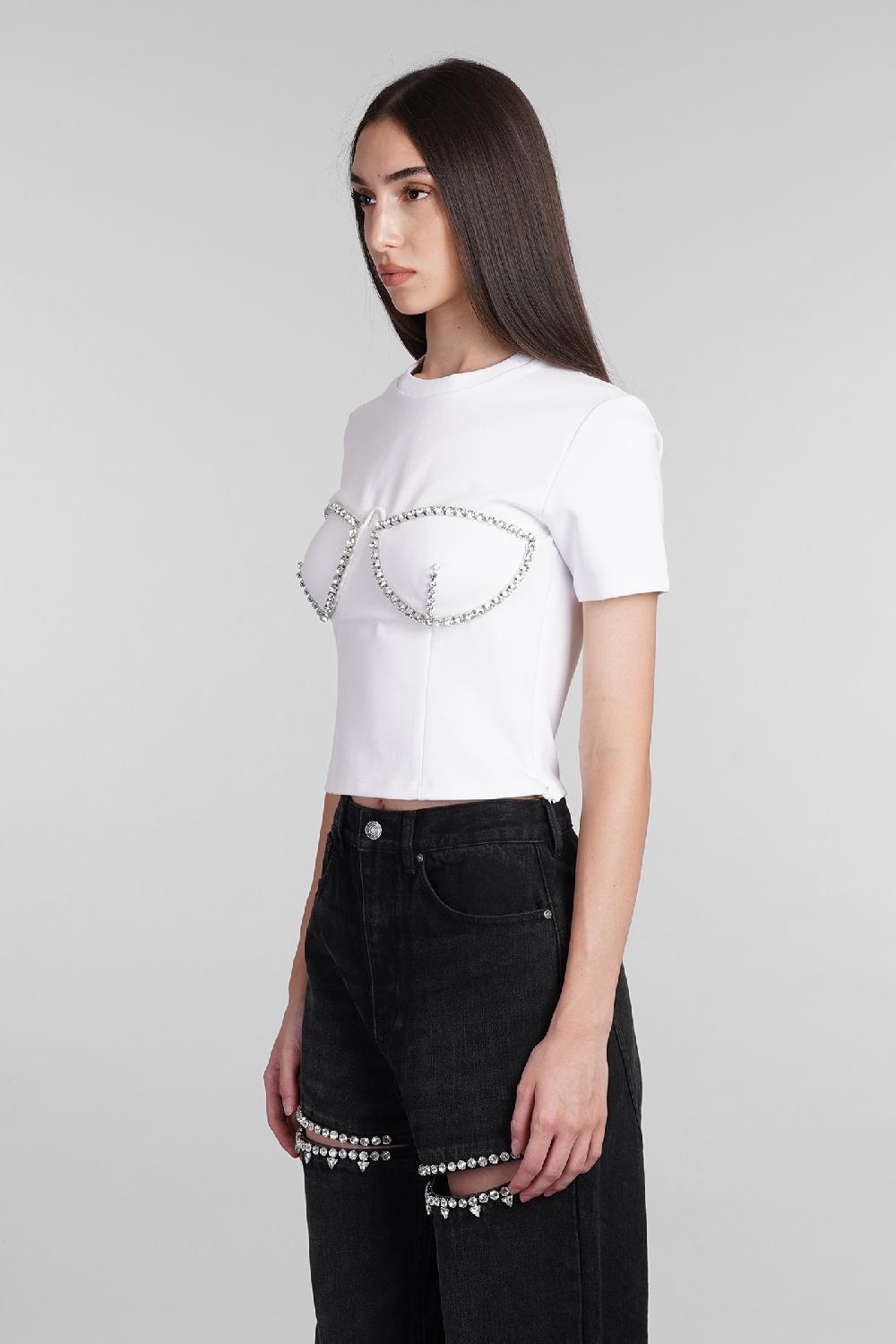 Deliberti Area T-shirt In Rayon Bianco Cod. 406955 - Deliberti The Luxury Shopping
