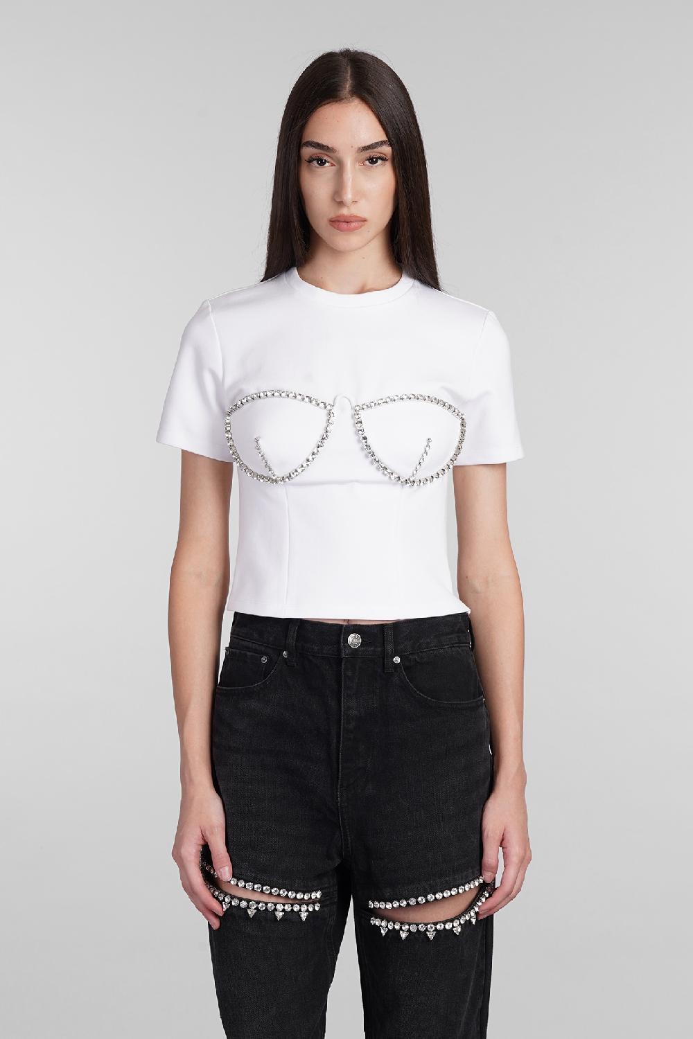 Deliberti Area T-shirt in rayon bianco cod. 406955 - Deliberti The Luxury Shopping