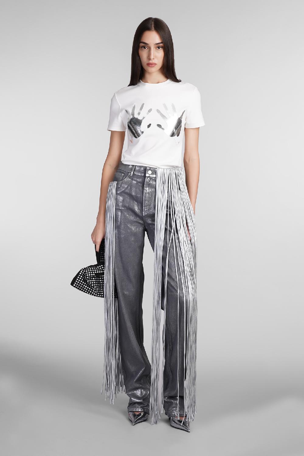 Deliberti Area T-shirt In Viscosa Bianca Cod. 409261 - Deliberti The Luxury Shopping