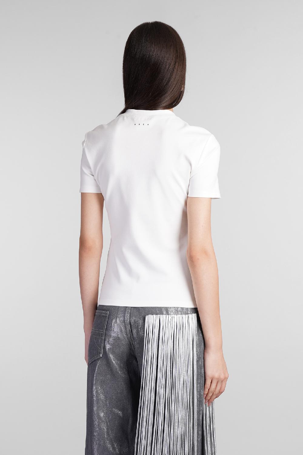 Deliberti Area T-shirt In Viscosa Bianca Cod. 409261 - Deliberti The Luxury Shopping