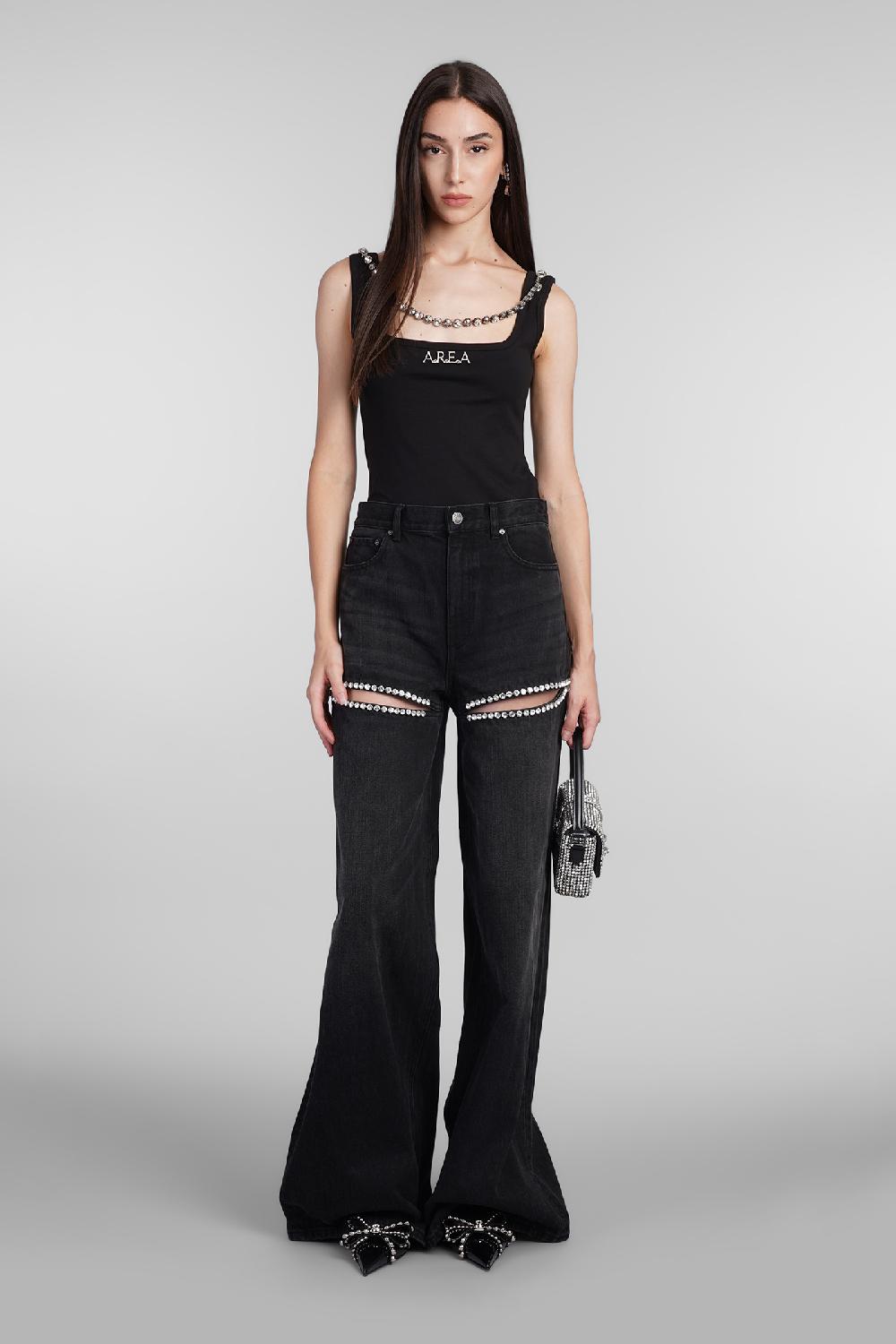 Deliberti Area Topwear In Cotone Nero Cod. 406956 - Deliberti The Luxury Shopping