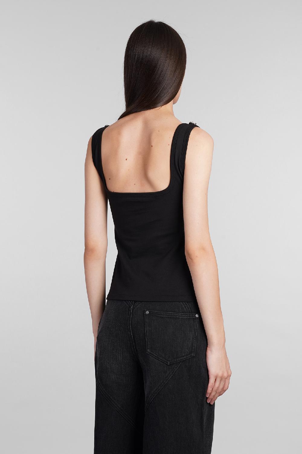 Deliberti Area Topwear In Cotone Nero Cod. 406956 - Deliberti The Luxury Shopping