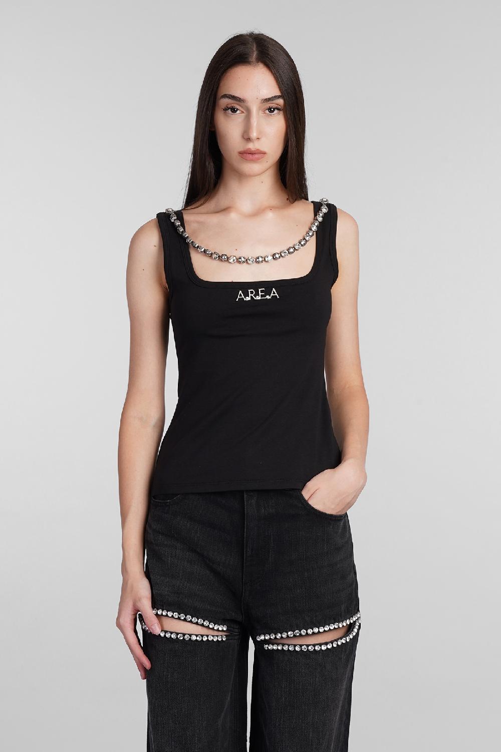 Deliberti Area Topwear in cotone nero cod. 406956 - Deliberti The Luxury Shopping