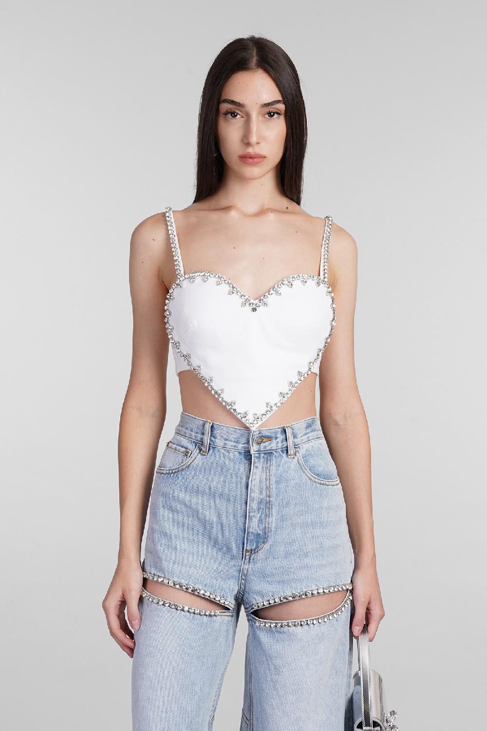 Deliberti Area Topwear in rayon bianco cod. 406971 - Deliberti The Luxury Shopping