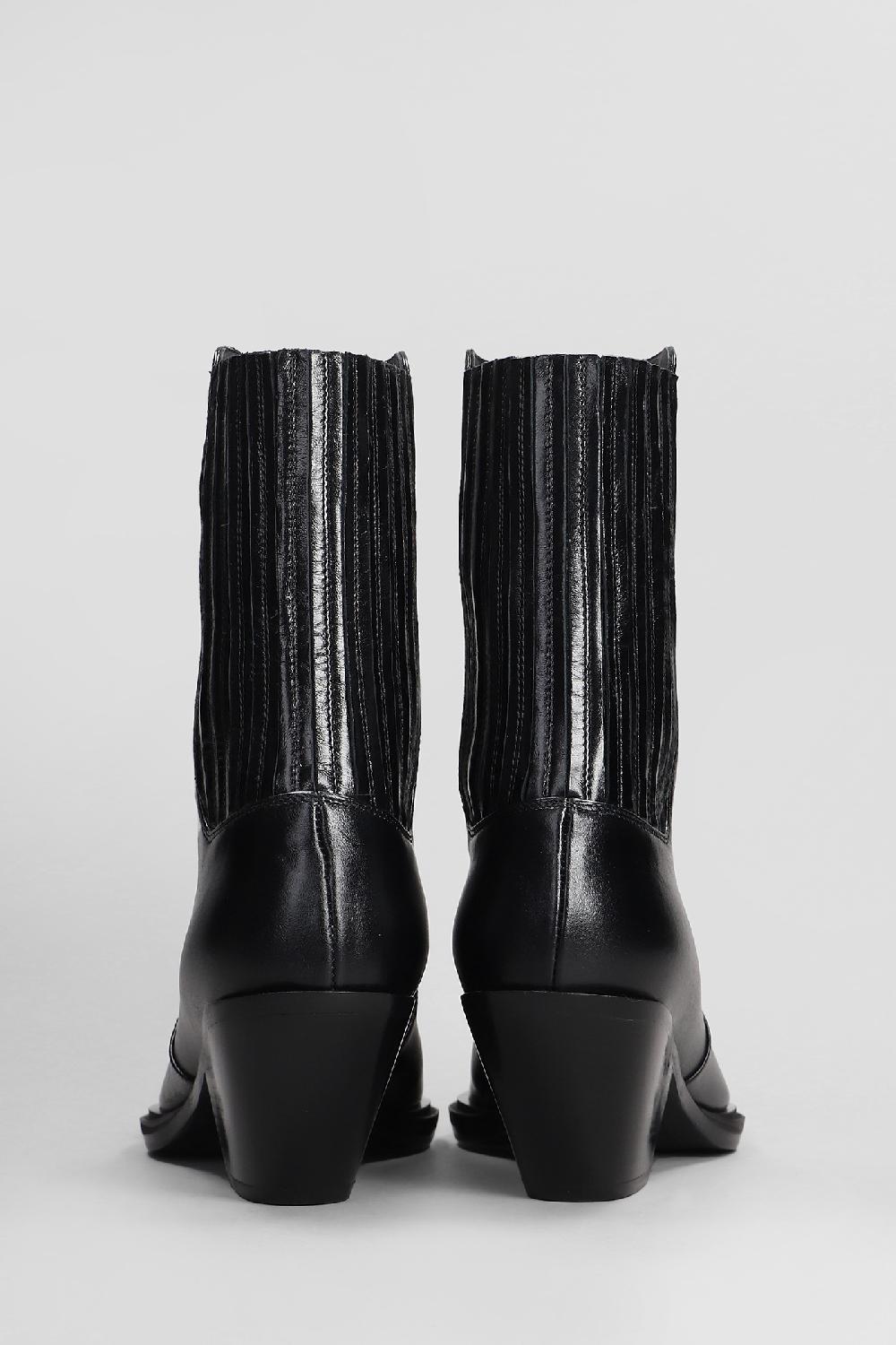 Deliberti Area Tronchetti In Pelle Nera Cod. 407453 - Deliberti The Luxury Shopping