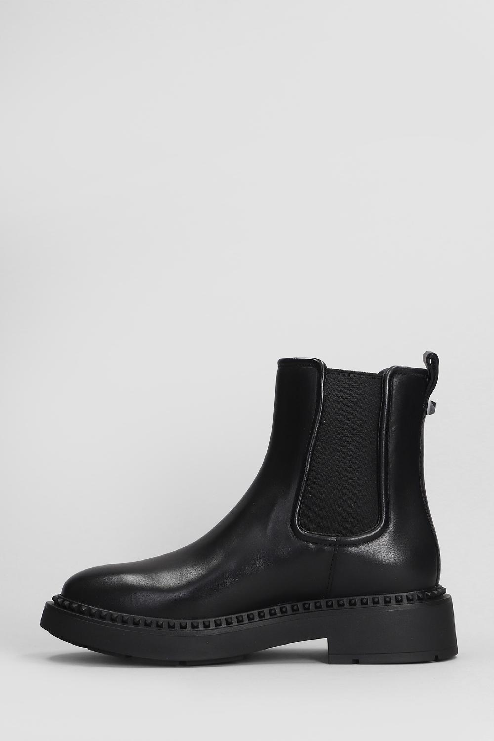 Deliberti Ash Anfibi Madison In Pelle Nera Cod. 407851 - Deliberti The Luxury Shopping