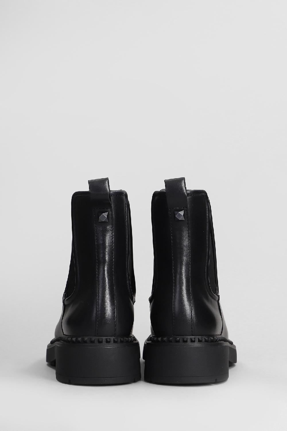 Deliberti Ash Anfibi Madison In Pelle Nera Cod. 407851 - Deliberti The Luxury Shopping