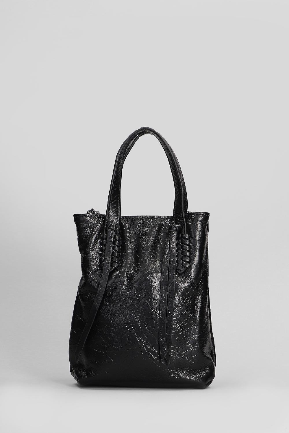 Deliberti Ash Borsa A Mano Reggae In Pelle Nera Cod. 406640 - Deliberti The Luxury Shopping