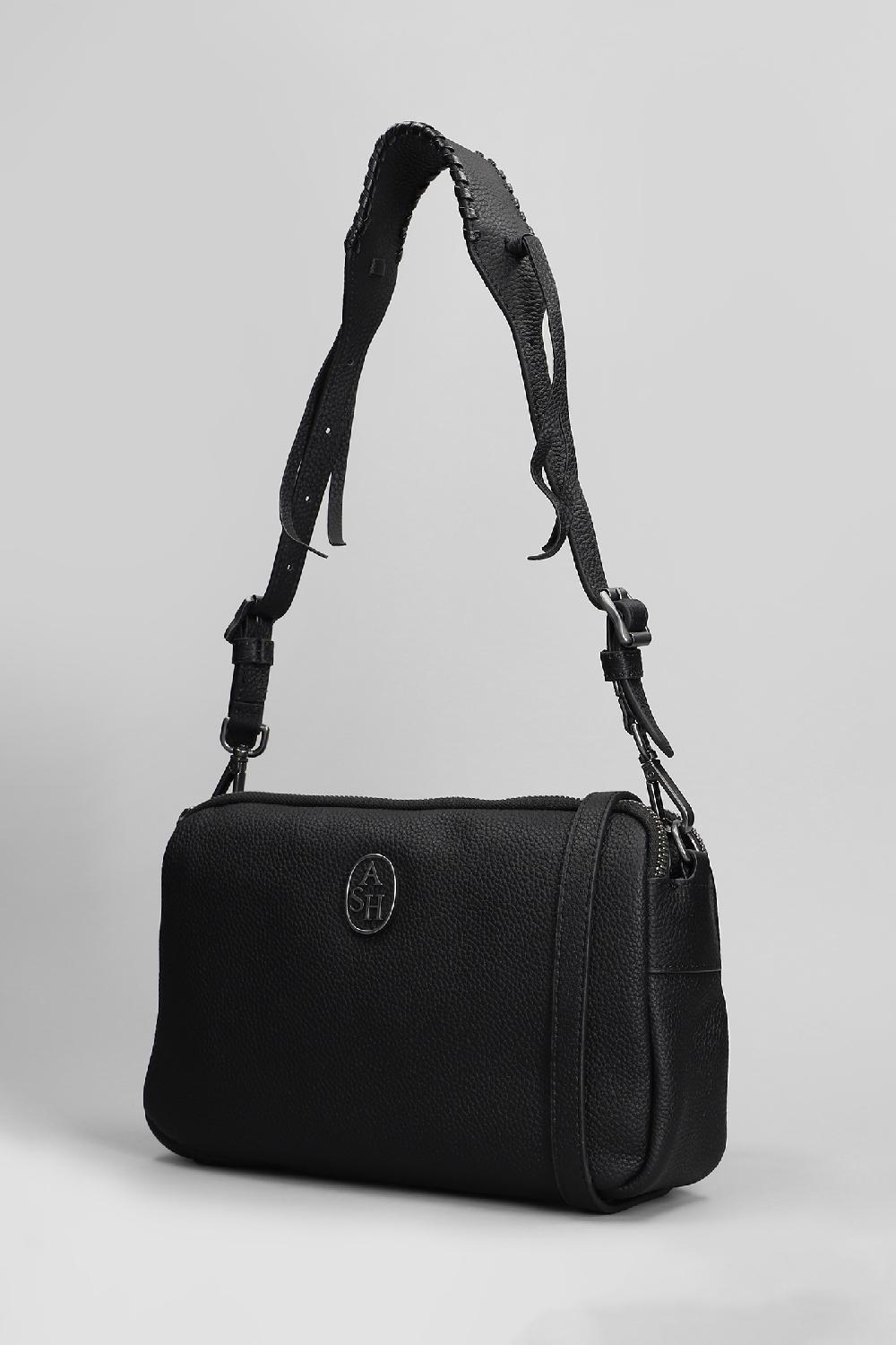 Deliberti Ash Borsa A Spalla Scoopintre In Pelle Nera Cod. 406643 - Deliberti The Luxury Shopping
