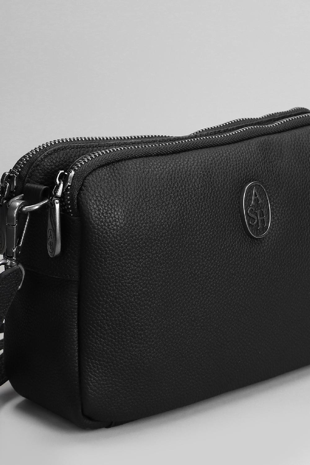 Deliberti Ash Borsa A Spalla Scoopintre In Pelle Nera Cod. 406643 - Deliberti The Luxury Shopping