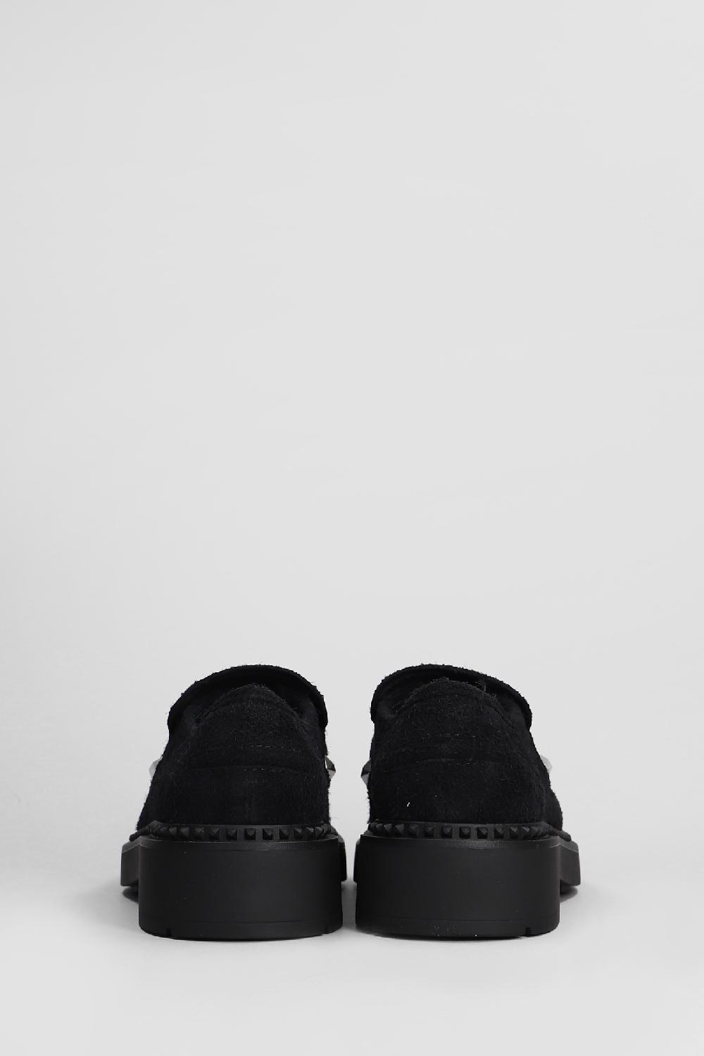 Deliberti Ash Mocassini Medusa In Camoscio Nero Cod. 406631 - Deliberti The Luxury Shopping