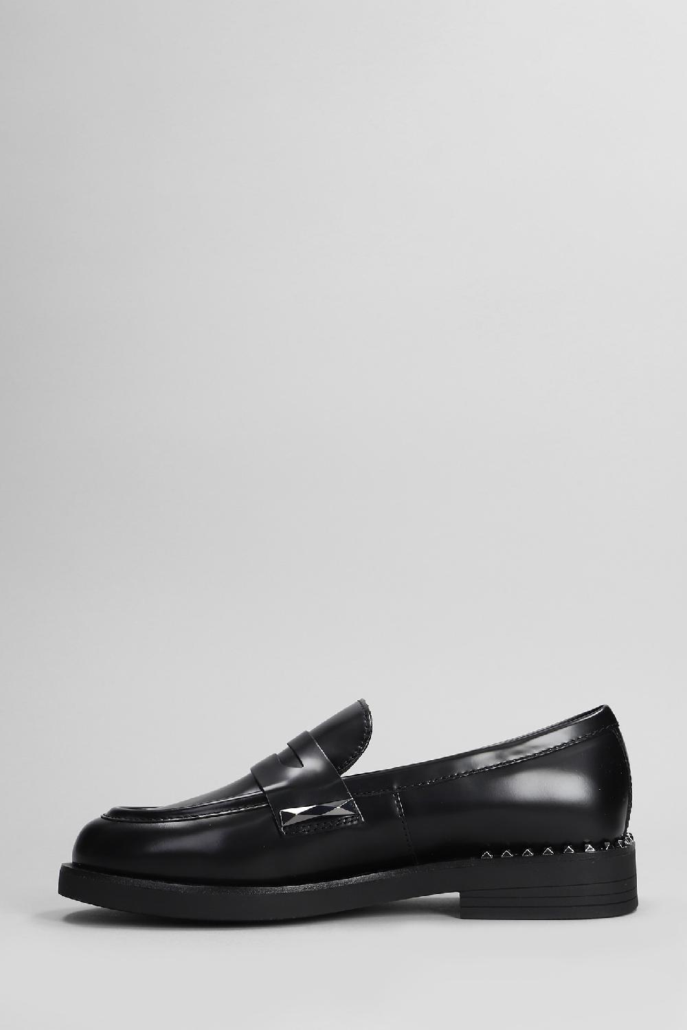 Deliberti Ash Mocassini Whisper Studs In Pelle Nera Cod. 405993 - Deliberti The Luxury Shopping