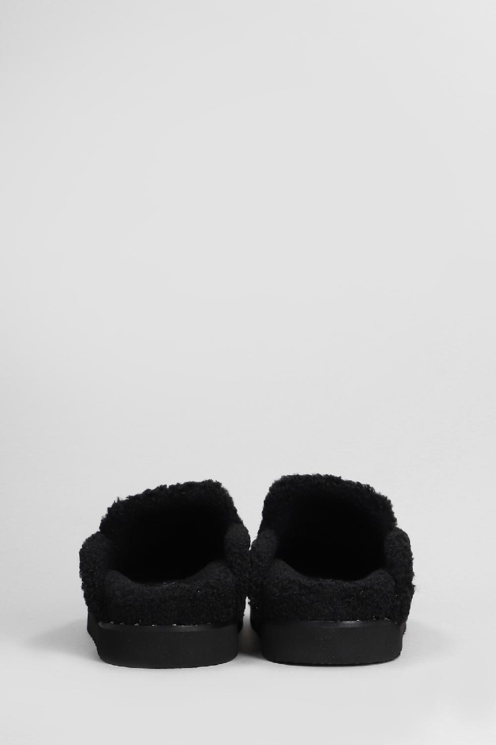 Deliberti Ash Slipper-mule Genda In Camoscio Nero Cod. 407544 - Deliberti The Luxury Shopping