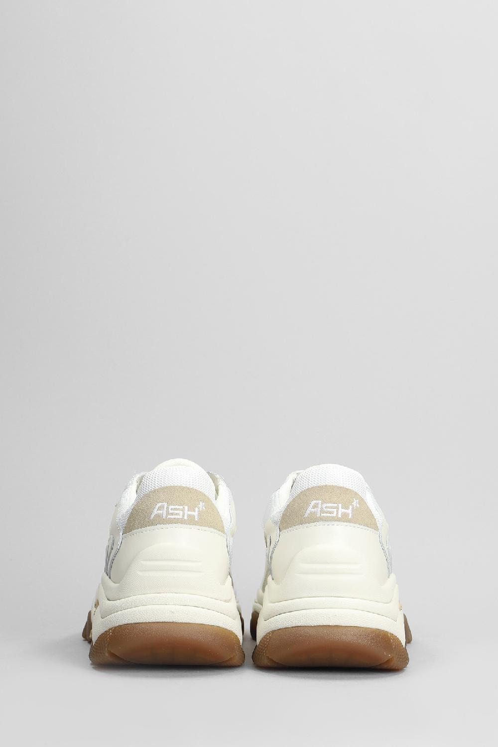 Deliberti Ash Sneakers Addict In Pelle E Tessuto Bianco Cod. 405314 - Deliberti The Luxury Shopping
