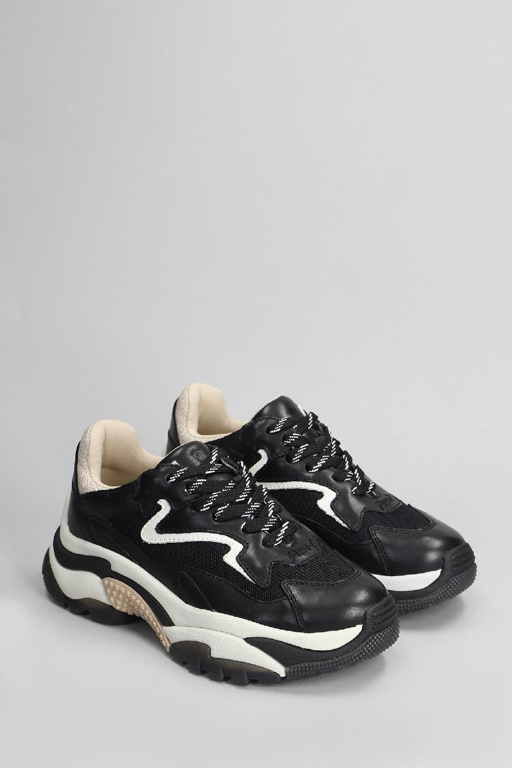 Deliberti Ash Sneakers Addict In Pelle E Tessuto Nero Cod. 405315 - Deliberti The Luxury Shopping