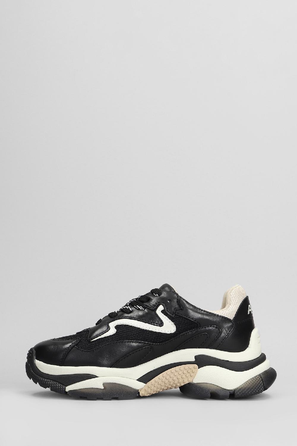Deliberti Ash Sneakers Addict In Pelle E Tessuto Nero Cod. 405315 - Deliberti The Luxury Shopping
