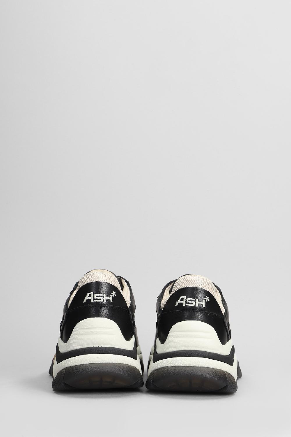 Deliberti Ash Sneakers Addict In Pelle E Tessuto Nero Cod. 405315 - Deliberti The Luxury Shopping