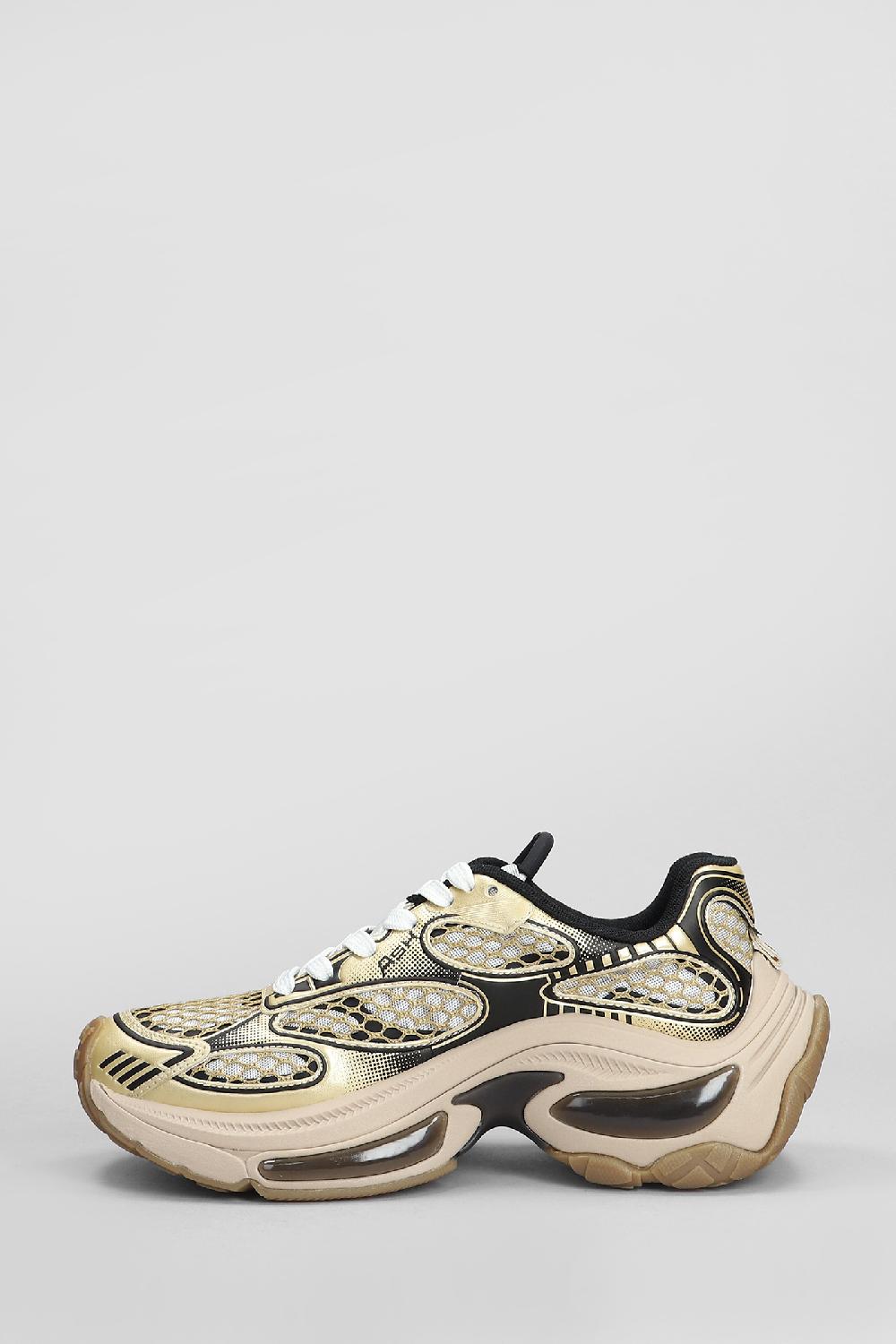 Deliberti Ash Sneakers Dragon In Pelle E Tessuto Oro Cod. 408518 - Deliberti The Luxury Shopping