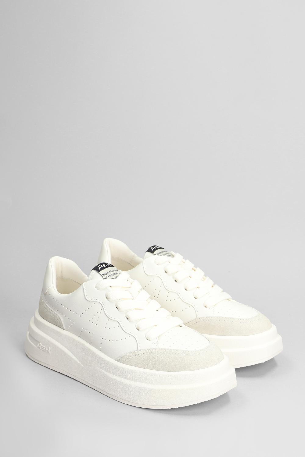 Deliberti Ash Sneakers Impuls Bis In Pelle E Camoscio Bianco Cod. 405319 - Deliberti The Luxury Shopping