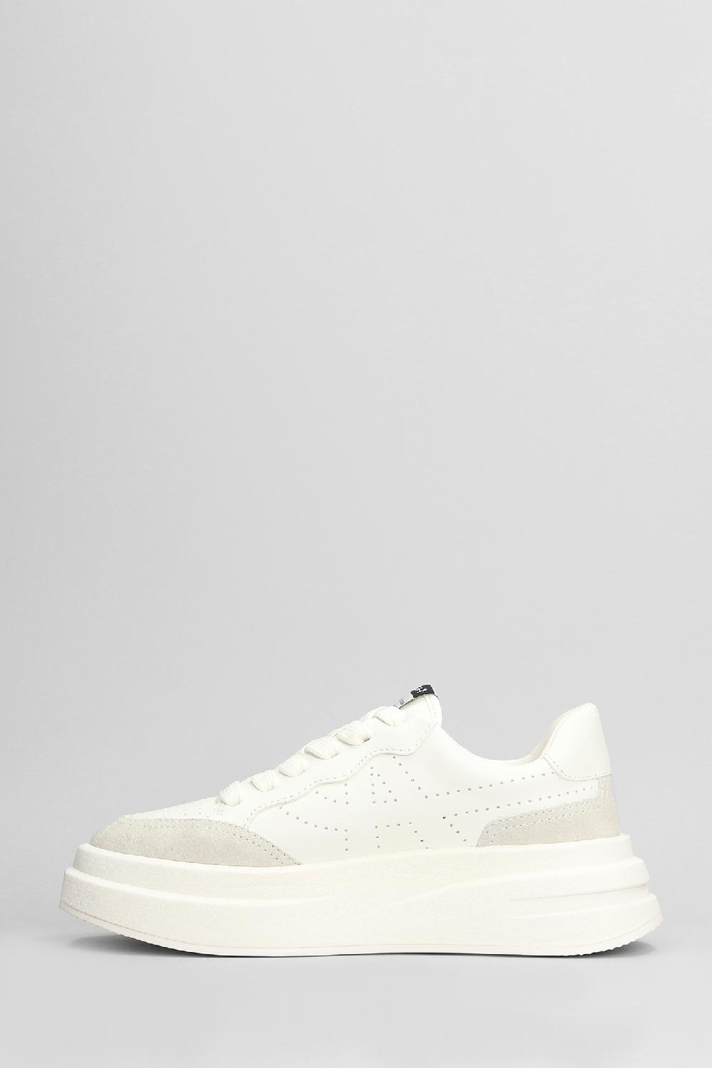 Deliberti Ash Sneakers Impuls Bis In Pelle E Camoscio Bianco Cod. 405319 - Deliberti The Luxury Shopping