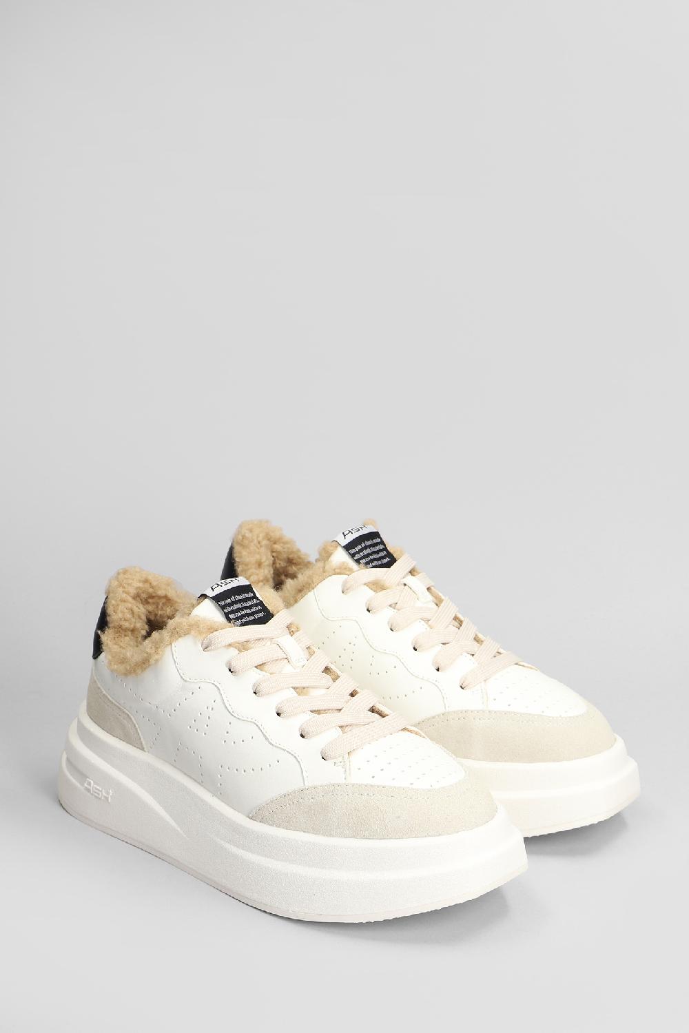 Deliberti Ash Sneakers Impulsfur In Pelle E Camoscio Bianco Cod. 406628 - Deliberti The Luxury Shopping