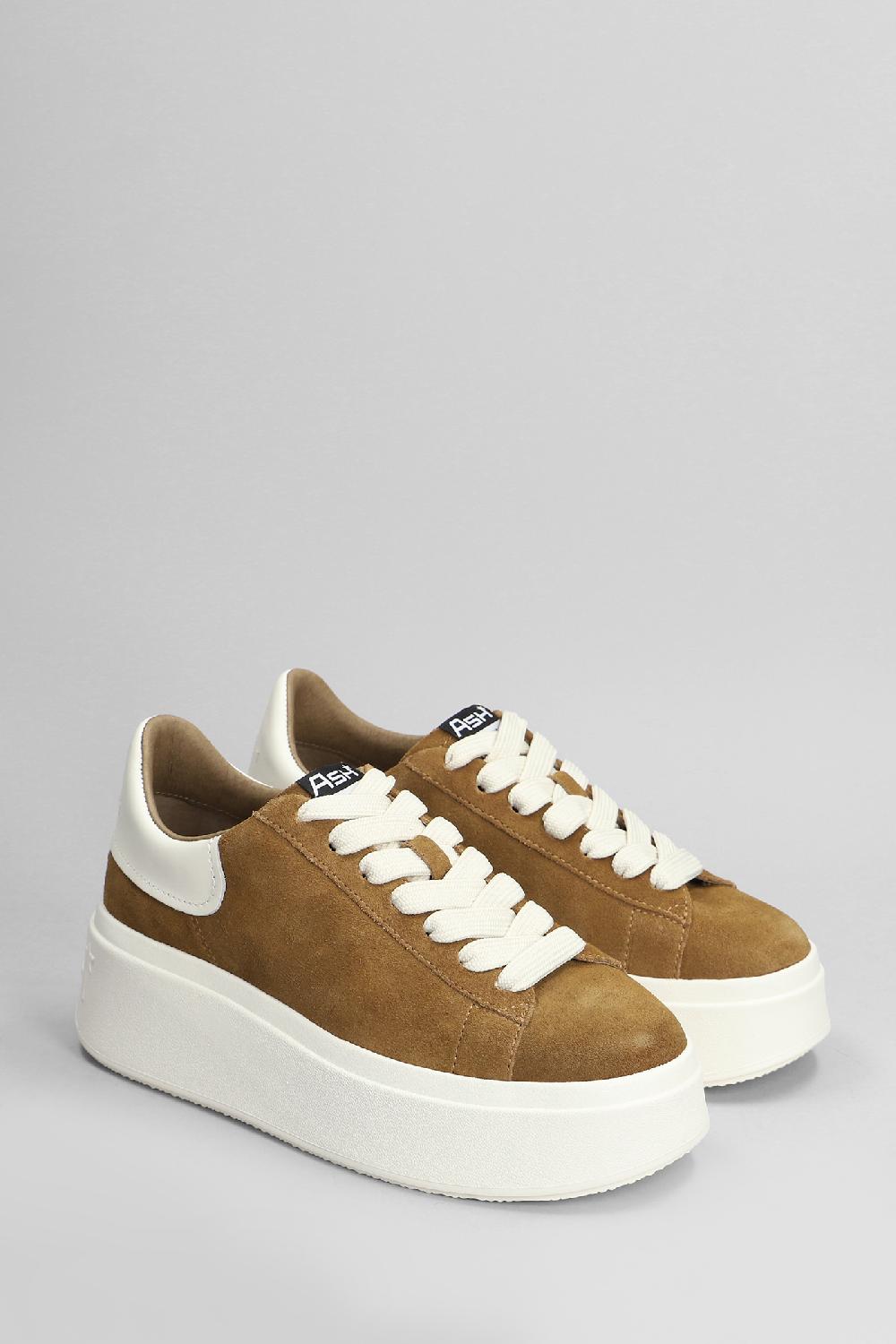 Deliberti Ash Sneakers Moby In Camoscio Cuoio Naturale Cod. 405325 - Deliberti The Luxury Shopping