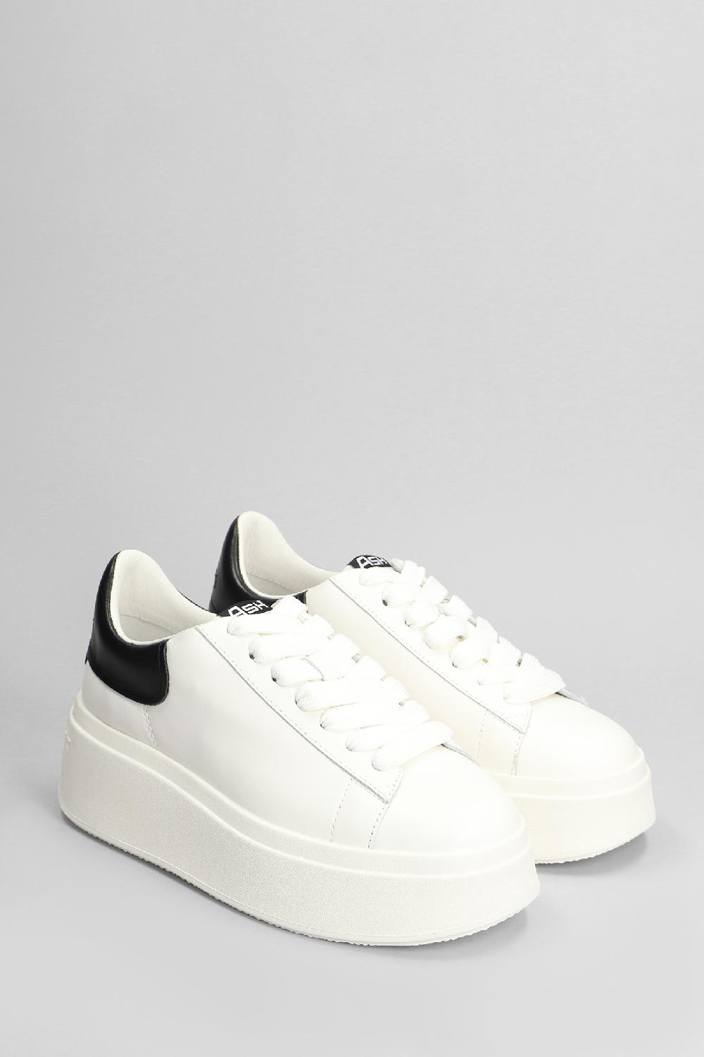 Deliberti Ash Sneakers Moby In Pelle Bianca Cod. 405324 - Deliberti The Luxury Shopping