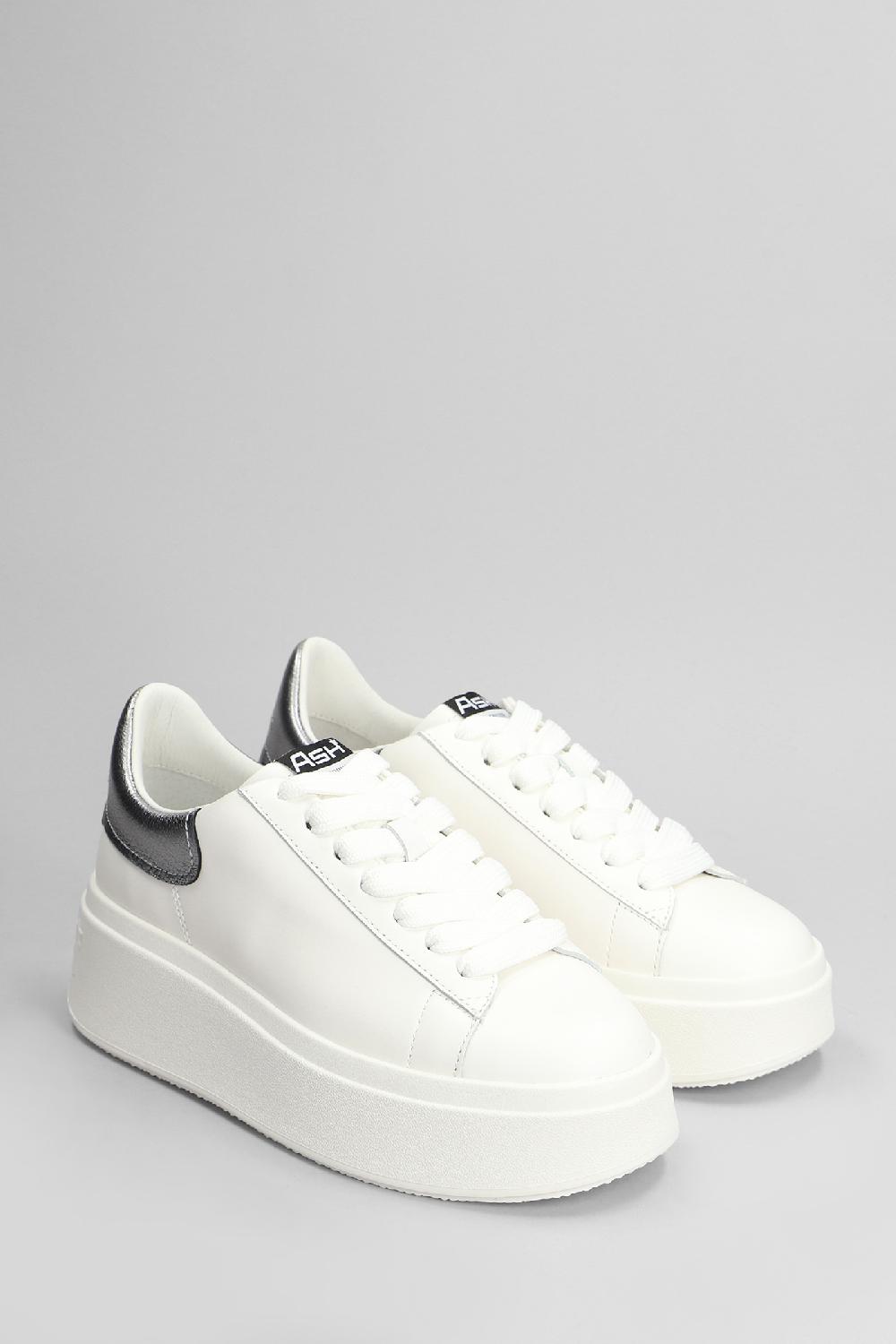 Deliberti Ash Sneakers Moby In Pelle Bianca Cod. 405327 - Deliberti The Luxury Shopping