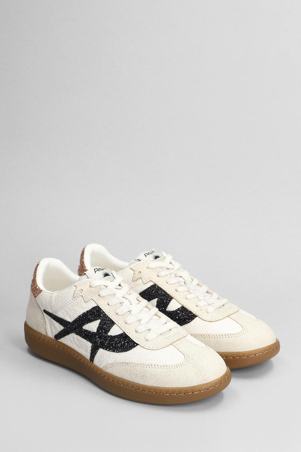 Deliberti Ash Sneakers Sunset In Pelle E Tessuto Beige Cod. 406638 - Deliberti The Luxury Shopping