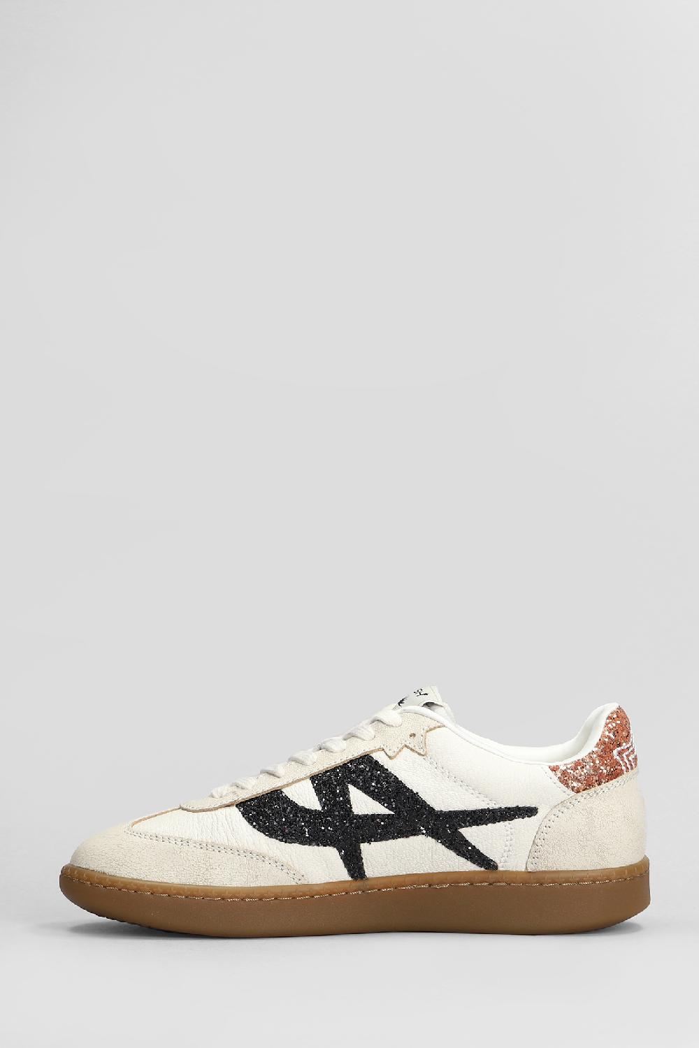 Deliberti Ash Sneakers Sunset In Pelle E Tessuto Beige Cod. 406638 - Deliberti The Luxury Shopping