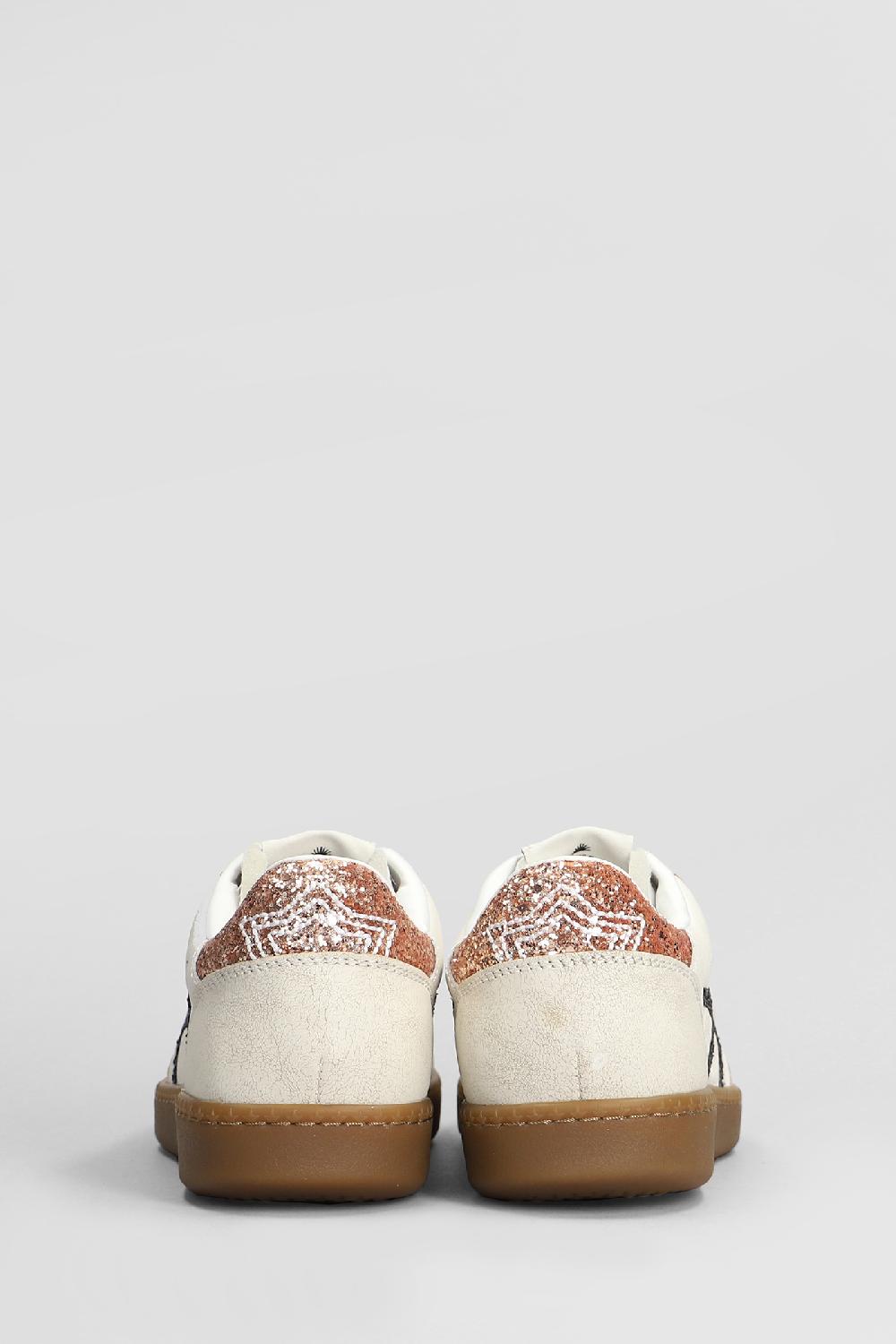 Deliberti Ash Sneakers Sunset In Pelle E Tessuto Beige Cod. 406638 - Deliberti The Luxury Shopping