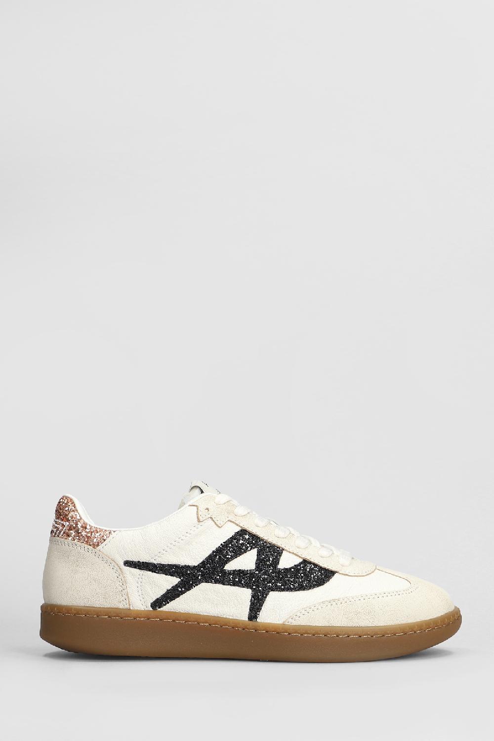 Deliberti Ash Sneakers sunset in pelle e tessuto beige cod. 406638 - Deliberti The Luxury Shopping