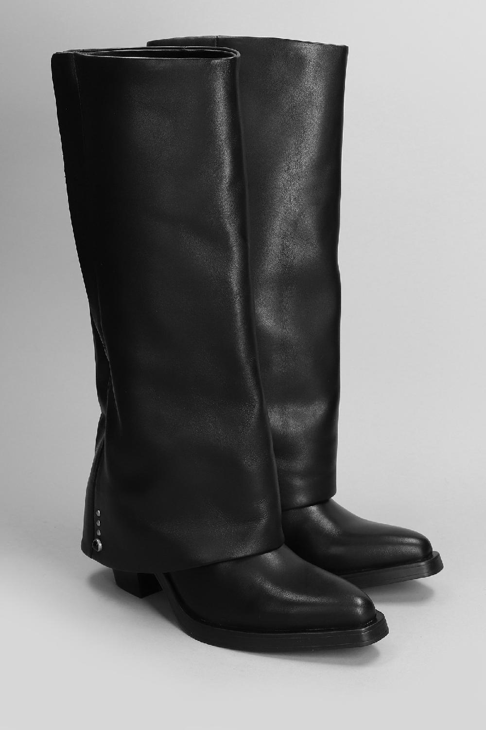 Deliberti Ash Stivali Texani Jackson In Pelle Nera Cod. 407849 - Deliberti The Luxury Shopping