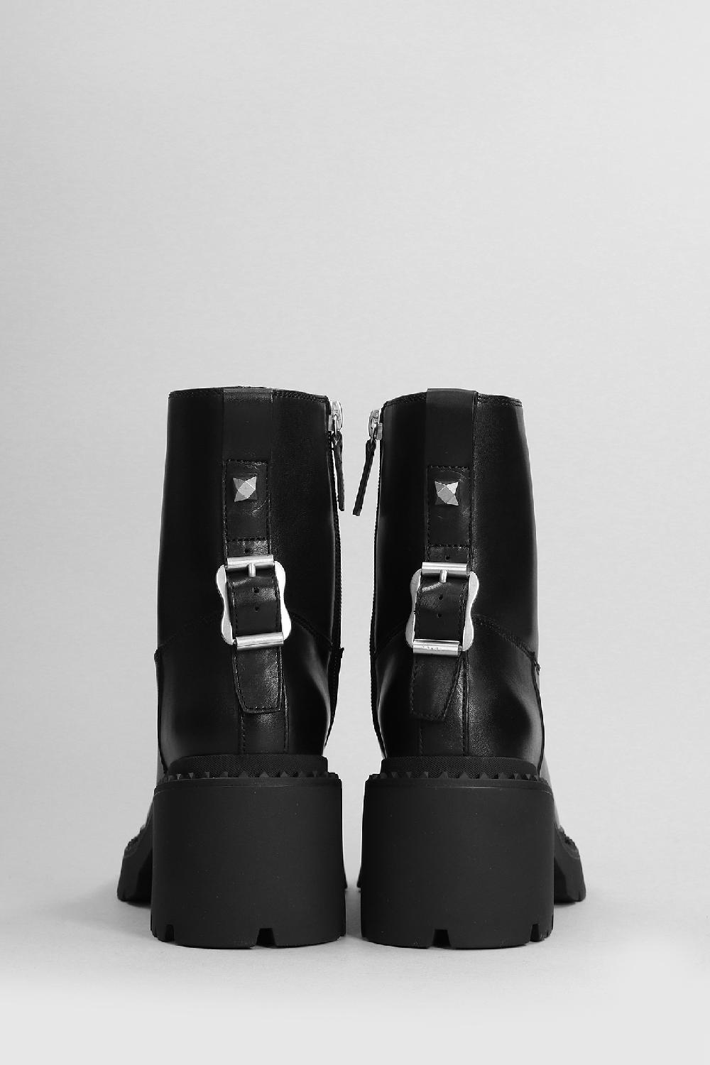 Deliberti Ash Tronchetti Tacco Alto Newton In Pelle Nera Cod. 407853 - Deliberti The Luxury Shopping