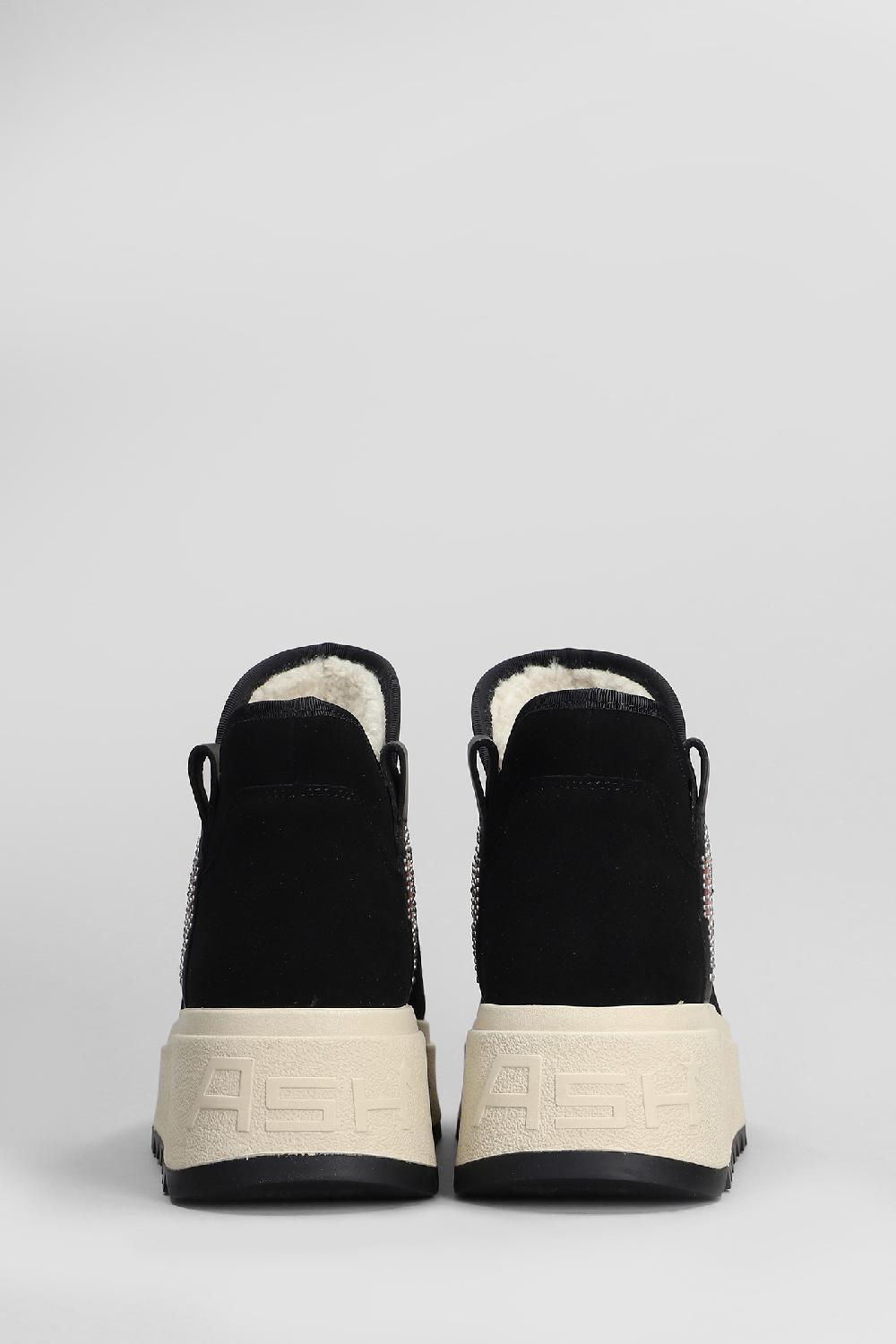 Deliberti Ash Tronchetti Tacco Basso Mask In Camoscio Nero Cod. 407550 - Deliberti The Luxury Shopping