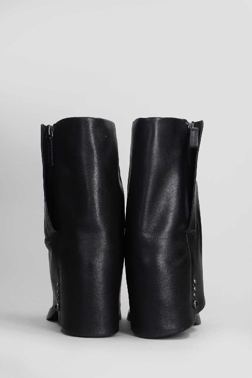 Deliberti Ash Tronchetti Texani Jeff In Pelle Nera Cod. 407850 - Deliberti The Luxury Shopping