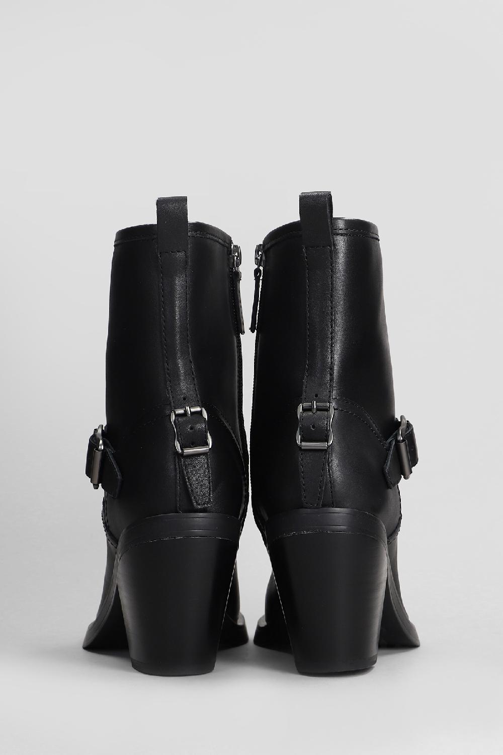 Deliberti Ash Tronchetti Texani Joy In Pelle Nera Cod. 407546 - Deliberti The Luxury Shopping