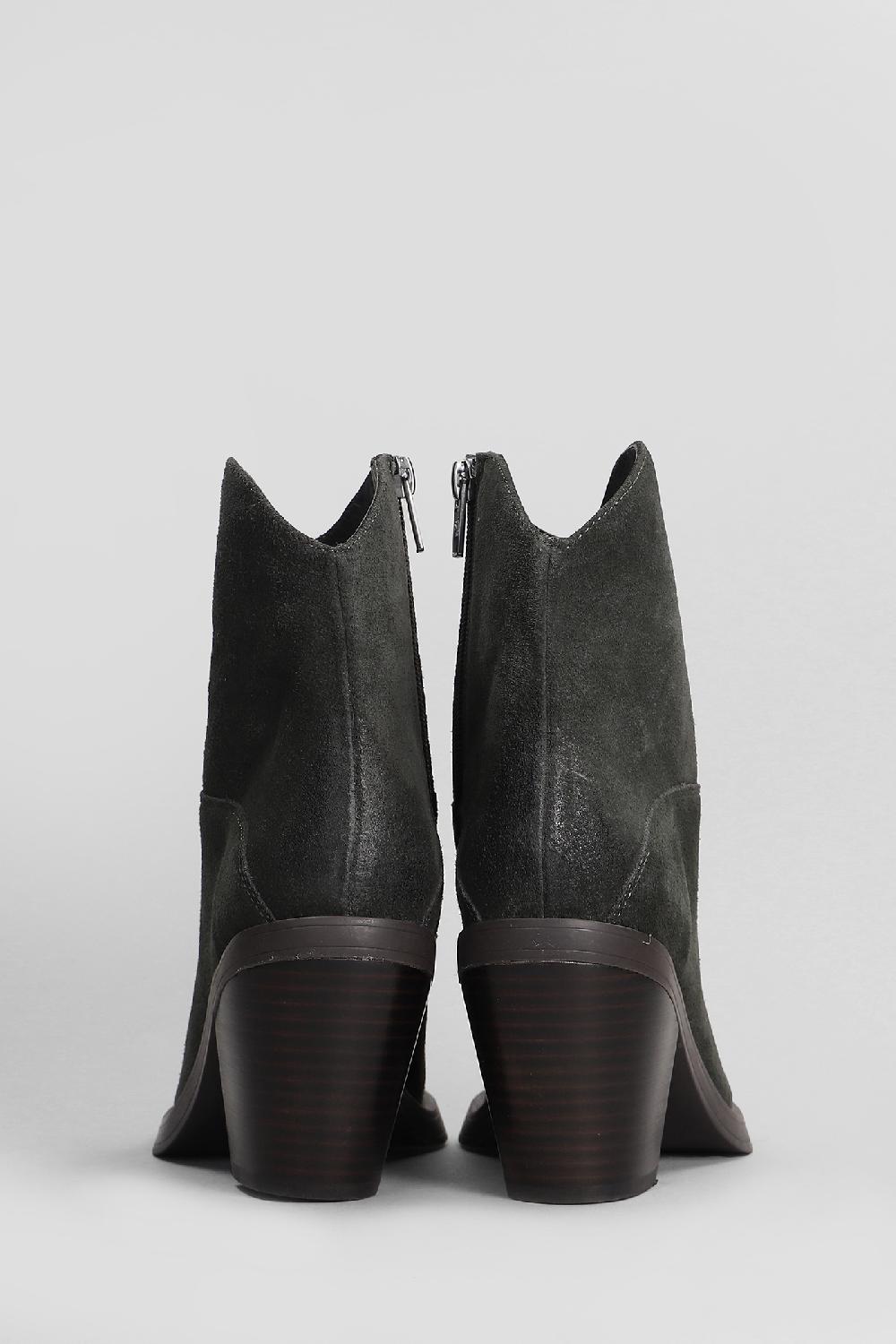 Deliberti Ash Tronchetti Texani Judy In Camoscio Grigio Cod. 407548 - Deliberti The Luxury Shopping