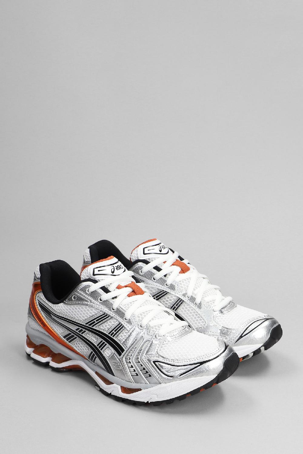 Deliberti Asics Sneakers Gel-kayano 14 In Pelle E Tessuto Argento Cod. 397695 - Deliberti The Luxury Shopping