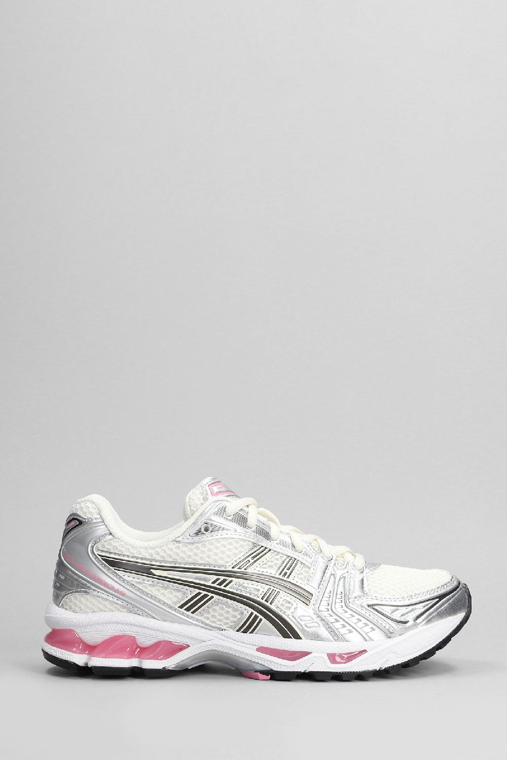 Deliberti Asics Sneakers gel-kayano 14 in pelle e tessuto argento cod. 403720 - Deliberti The Luxury Shopping