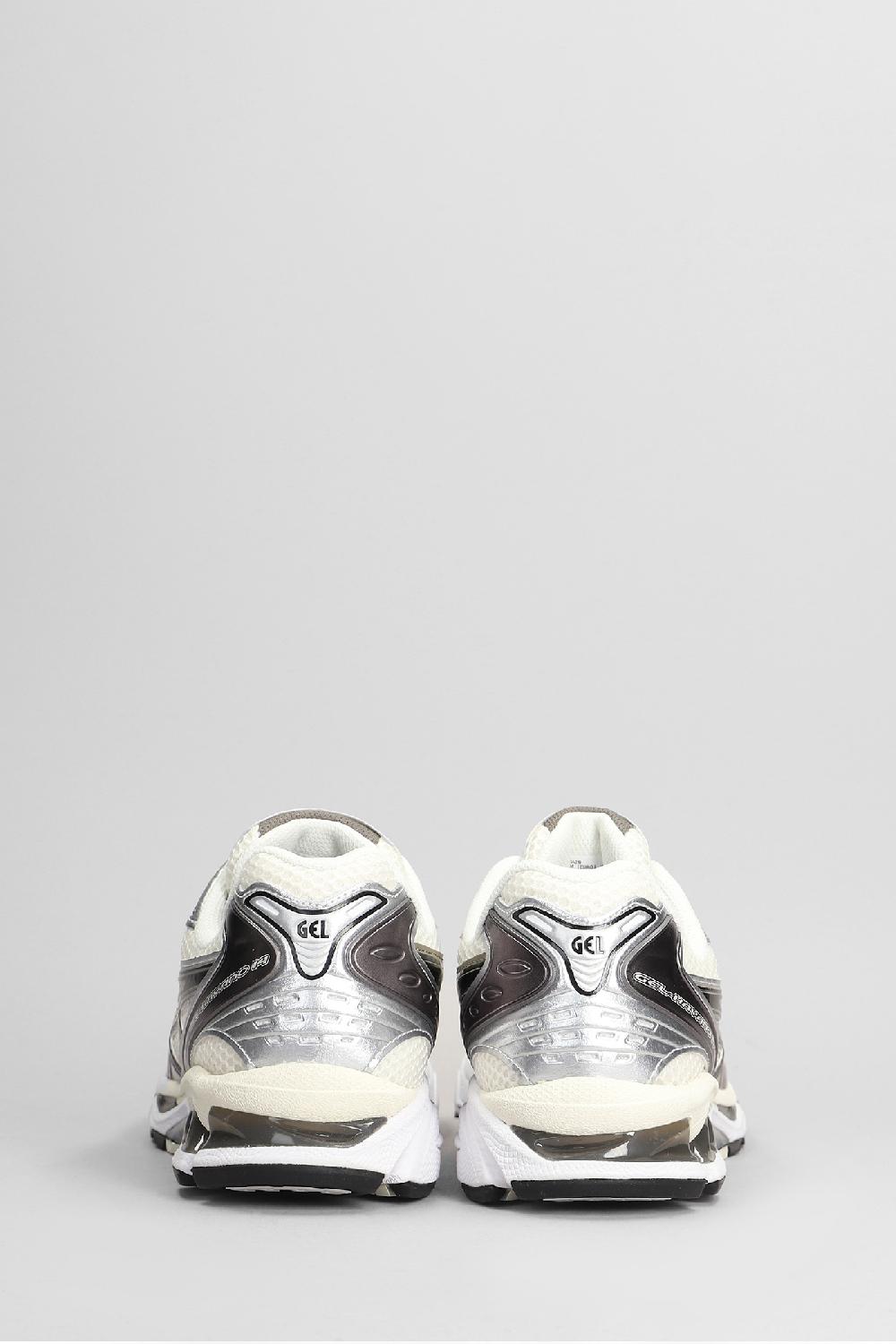 Deliberti Asics Sneakers Gel-kayano 14 In Pelle E Tessuto Argento Cod. 404845 - Deliberti The Luxury Shopping