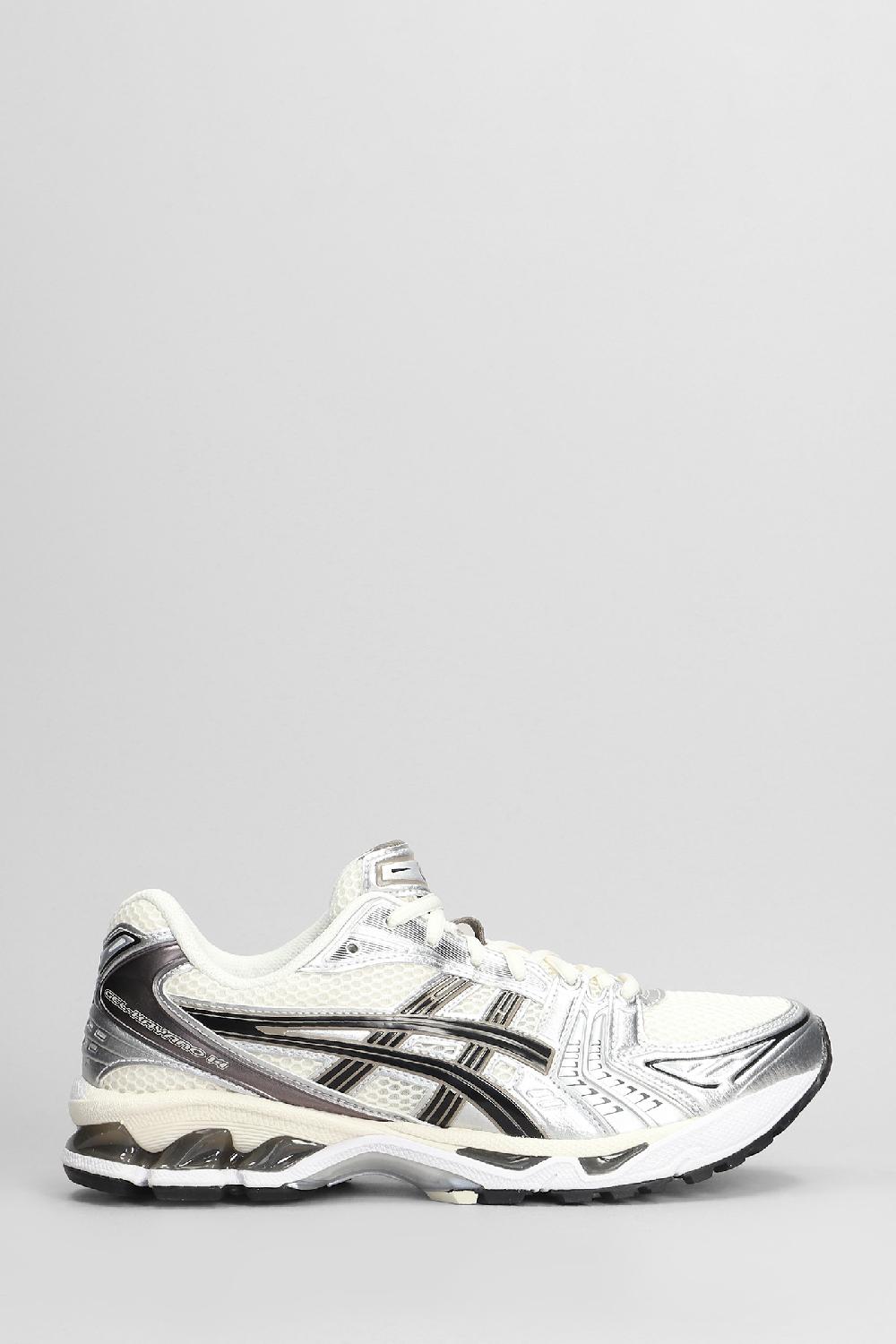 Deliberti Asics Sneakers gel-kayano 14 in pelle e tessuto argento cod. 404845 - Deliberti The Luxury Shopping