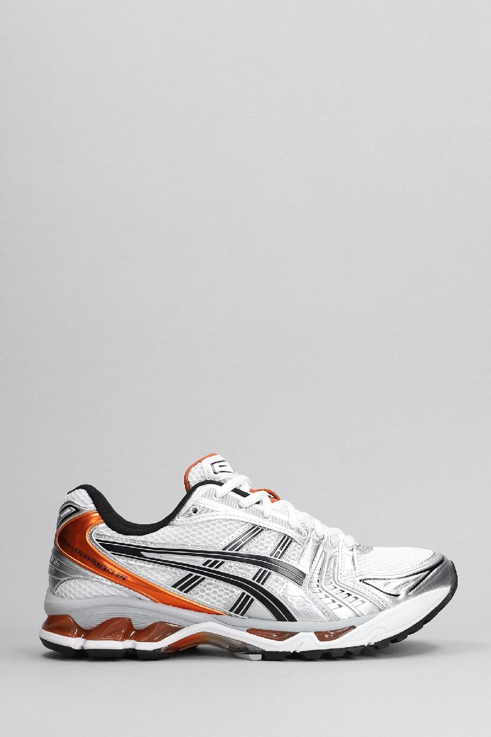 Deliberti Asics Sneakers gel-kayano 14 in pelle e tessuto argento cod. 397695 - Deliberti The Luxury Shopping