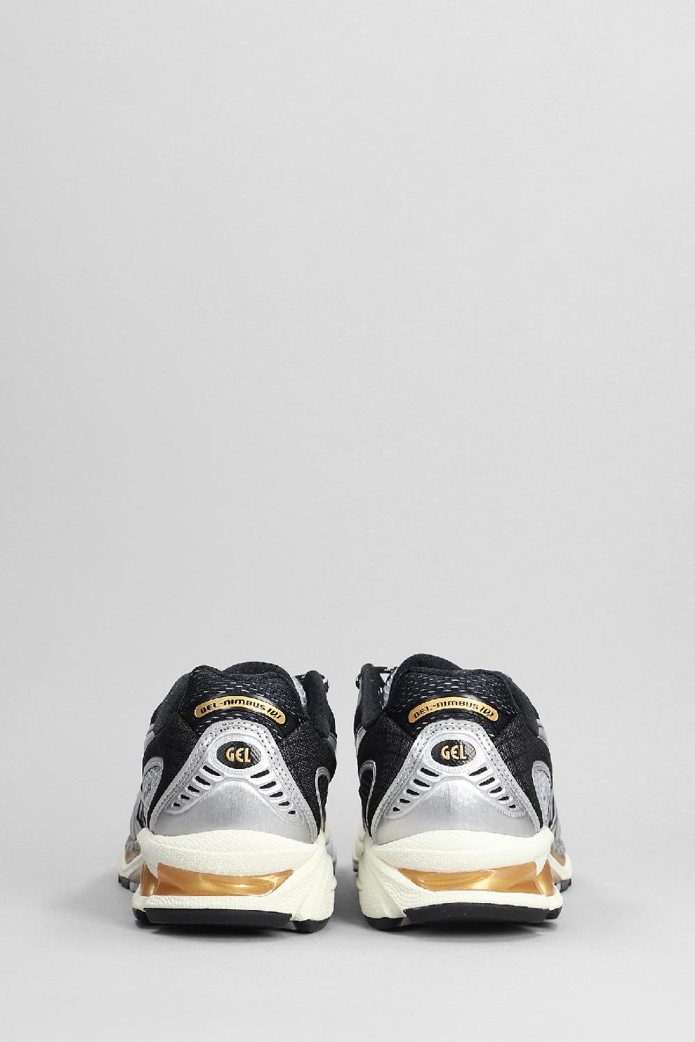 Deliberti Asics Sneakers Gel-nimbus 10.1 In Pelle E Tessuto Argento Cod. 403430 - Deliberti The Luxury Shopping