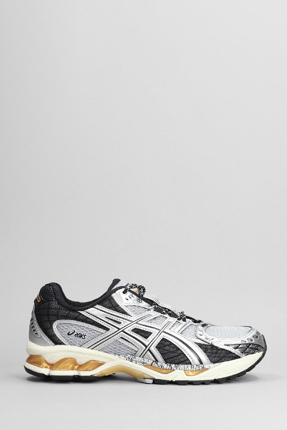 Deliberti Asics Sneakers gel-nimbus 10.1 in pelle e tessuto argento cod. 403430 - Deliberti The Luxury Shopping