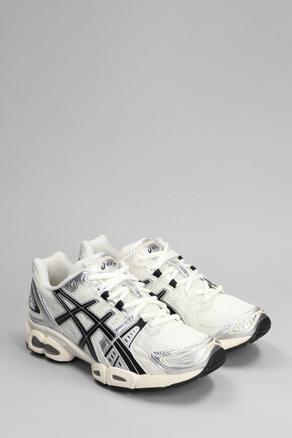 Deliberti Asics Sneakers Gel-nimbus 9 In Pelle E Tessuto Beige Cod. 393602 - Deliberti The Luxury Shopping