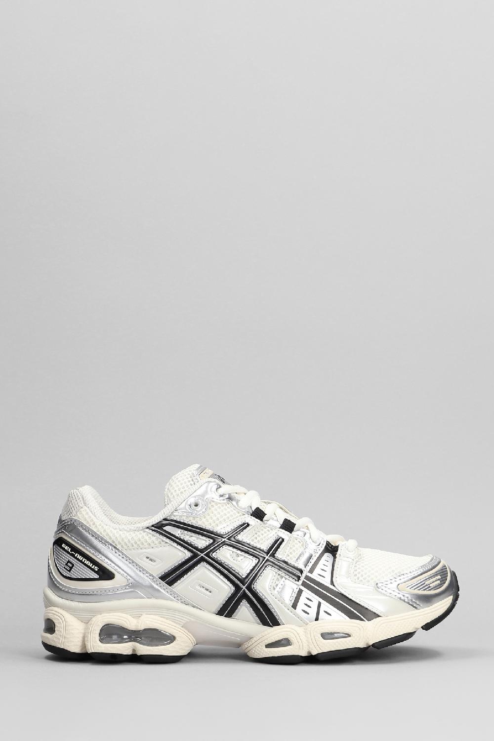 Deliberti Asics Sneakers gel-nimbus 9 in pelle e tessuto beige cod. 393602 - Deliberti The Luxury Shopping