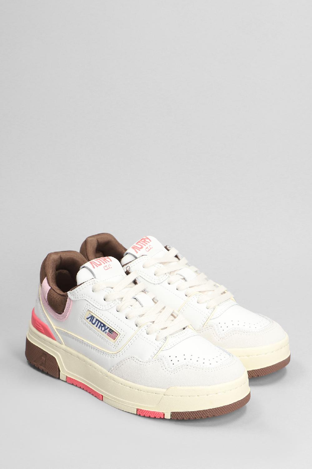 Deliberti Autry Sneakers Clc Low In Pelle E Camoscio Bianco Cod. 402309 - Deliberti The Luxury Shopping