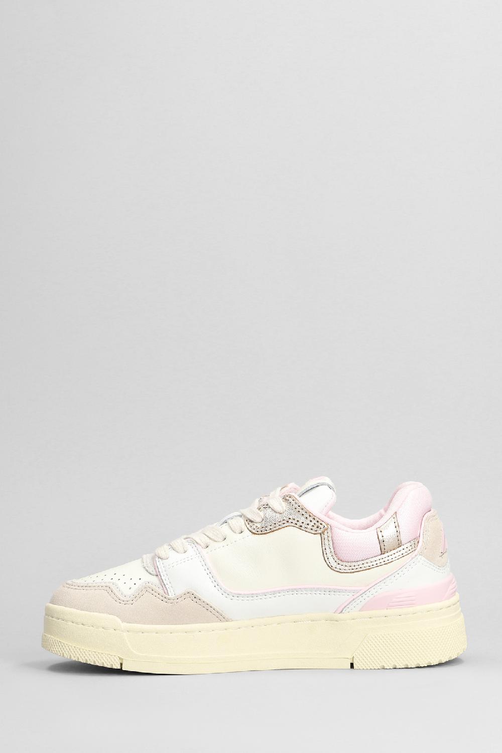 Deliberti Autry Sneakers Clc Low In Pelle E Camoscio Bianco Cod. 402312 - Deliberti The Luxury Shopping