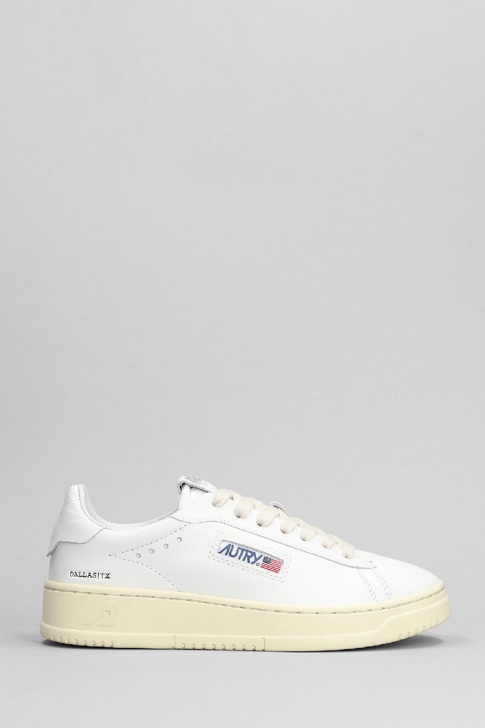 Deliberti Autry Sneakers dallas in pelle bianca cod. 334430 - Deliberti The Luxury Shopping